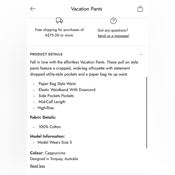 Ghanda Pants & Jumpsuits Ghanda Vacation Pants Poshmark